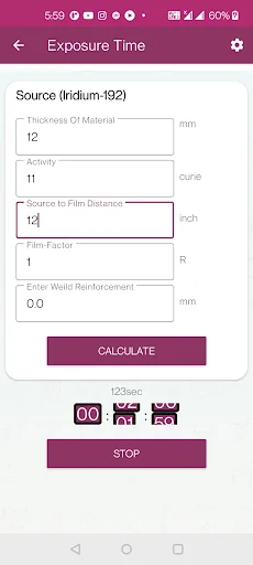 Gamma CalCulator screenshot 2