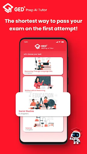 GED® Practice Test Prep 2026 screenshot 1