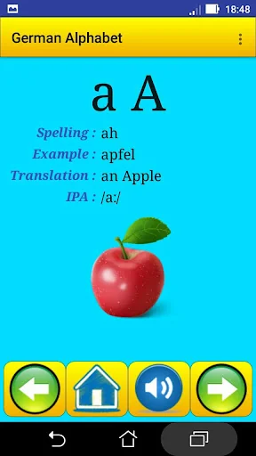 German alphabet for students screenshot 3