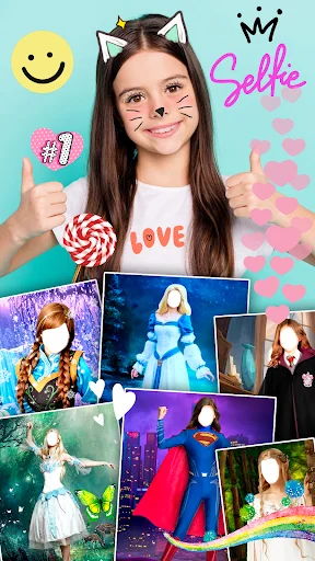 Girl costume photo editor