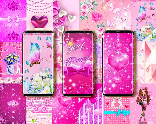 Girly live wallpapers screenshot 1