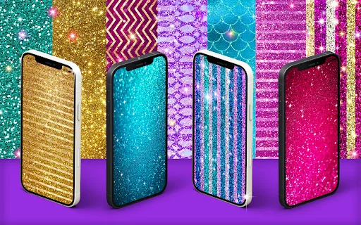 Glitter live wallpaper