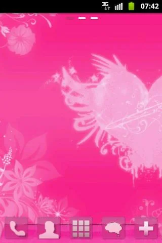 Hearts Pink Theme GO Launcher