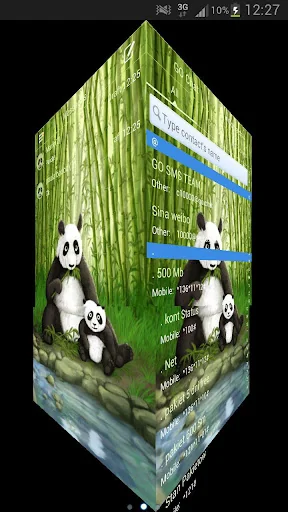 Panda Theme GO SMS Pro screenshot 3