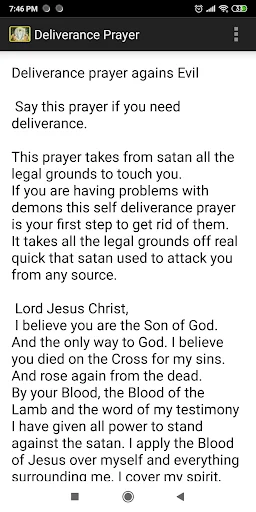 Deliverance prayer Pro