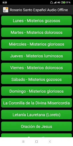 Rosario Español Audio