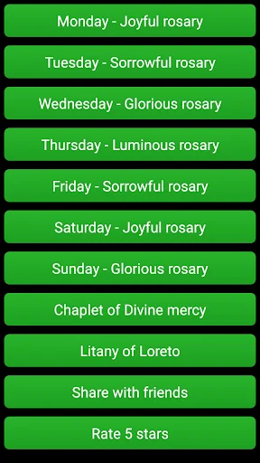 Rosary audio English screenshot 1