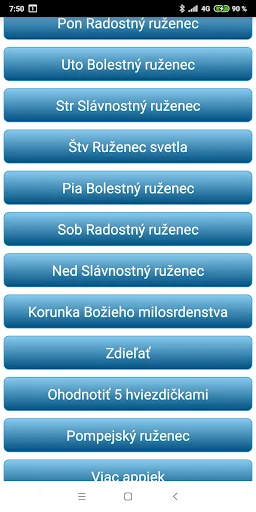 Ruženec Slovensky Text