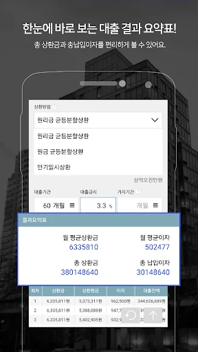 대출계산기 screenshot 4