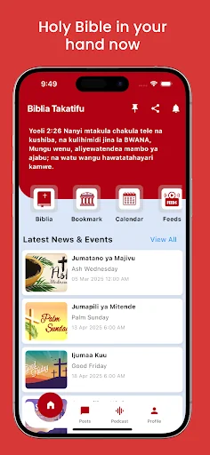 Biblia Takatifu Swahili Bible