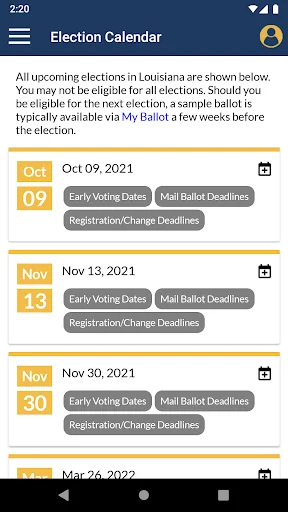 GeauxVote Mobile screenshot 3