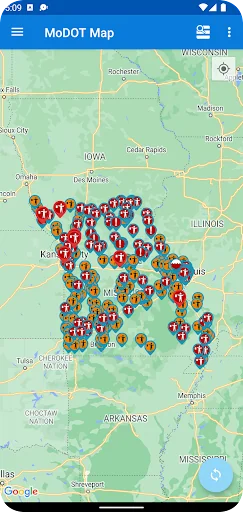 MoDOT Traveler Information screenshot 1