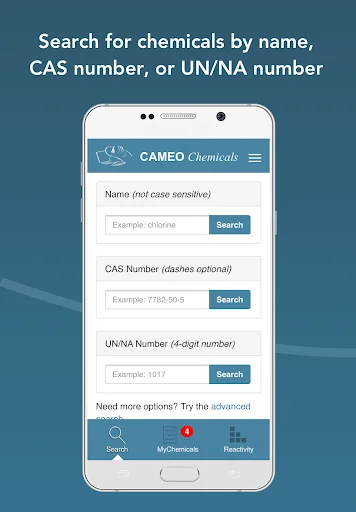 CAMEO Chemicals screenshot 1