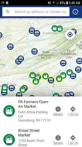 PA FMNP Market Locator