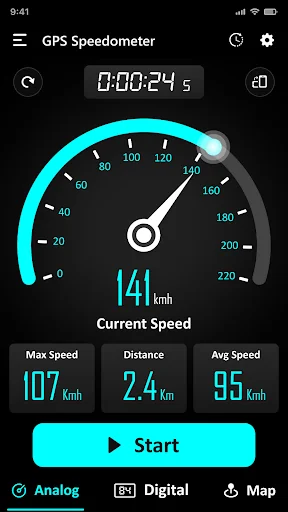 GPS Speedometer - Odometer App screenshot 2