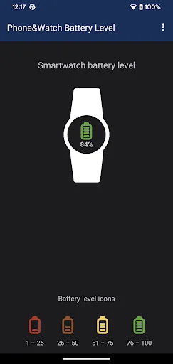 Phone & Watch Battery Level