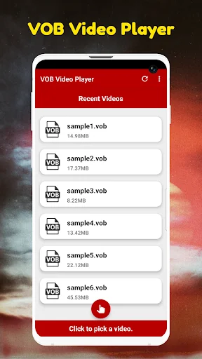 VOB Video Player screenshot 1