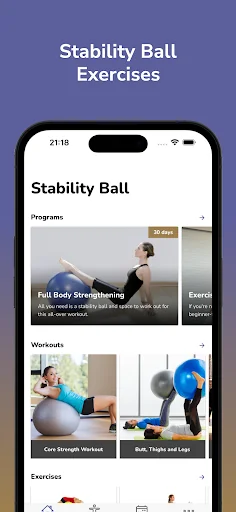 Stability Ball Exercises