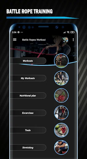 Battle Rope Workout Training