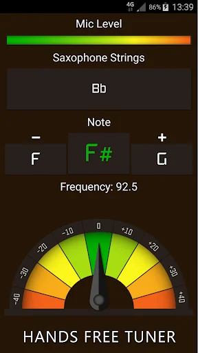 Saxophone Tuner
