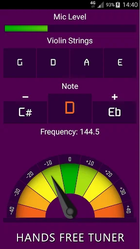 Violin Tuner screenshot 1