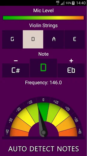 Violin Tuner screenshot 2