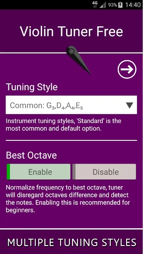 Violin Tuner screenshot 3