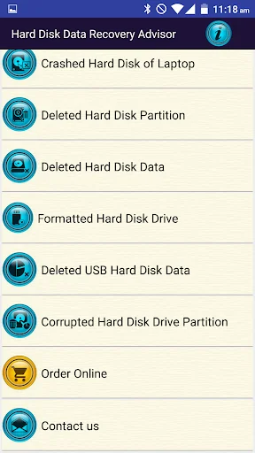 Hard Disk Data Recovery Help screenshot 1
