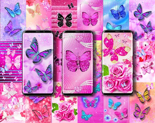 Diamond butterfly wallpapers