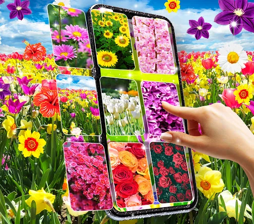 Flowers live wallpaper