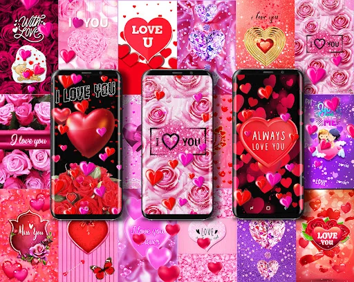 I love you live wallpaper screenshot 2