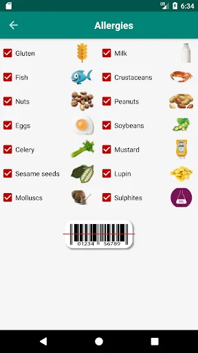 My Food Allergies Scanner