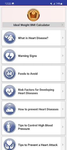 Heart Care Health & Diet Tips screenshot 1
