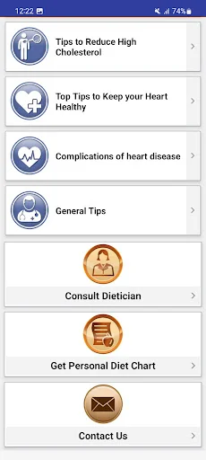 Heart Care Health & Diet Tips screenshot 2