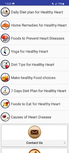 Heart Care Health & Diet Tips screenshot 3