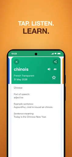 French Word of the Day - Vocab screenshot 2