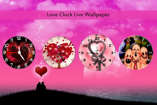 Love Clock Live Wallpaper