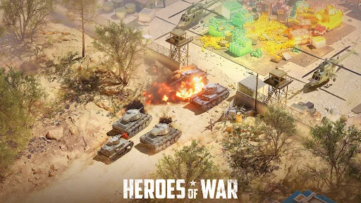 Heroes of War: Idle army game screenshot 2