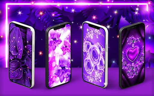 Purple live wallpaper