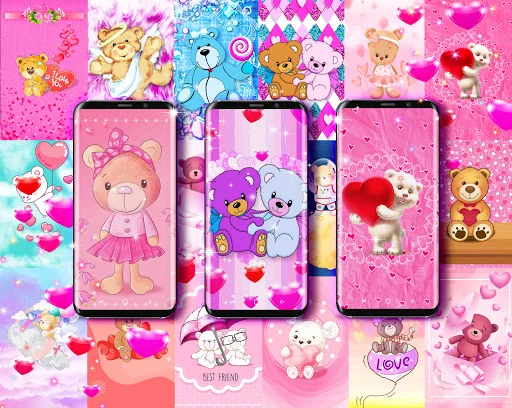 Teddy bear live wallpaper screenshot 1