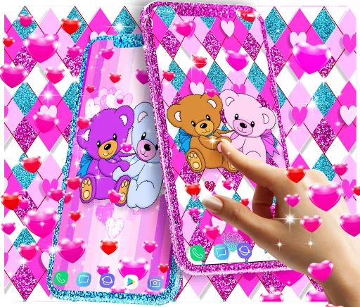 Teddy bear live wallpaper screenshot 2