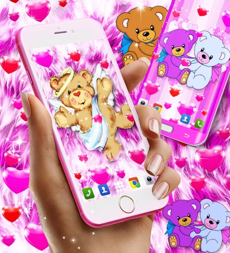 Teddy bear live wallpaper screenshot 4