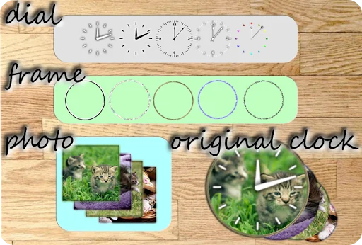 Analog Photo Clock Widget