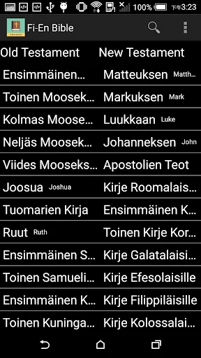 Finnish English Bible