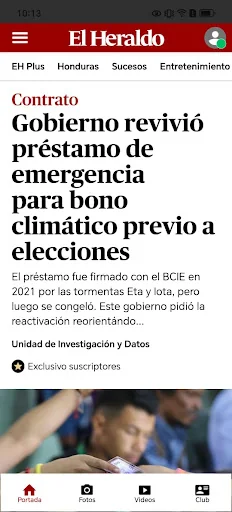 Diario El Heraldo Honduras screenshot 1
