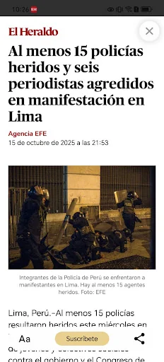 Diario El Heraldo Honduras screenshot 3