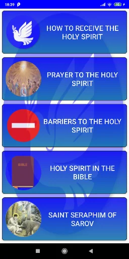 The Holy Spirit App screenshot 1