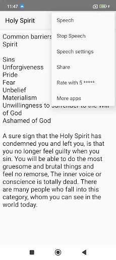 The Holy Spirit App screenshot 3