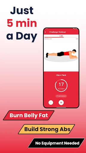Plank Workout - Lose Belly Fat screenshot 2