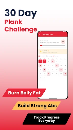 Plank Workout - Lose Belly Fat screenshot 3